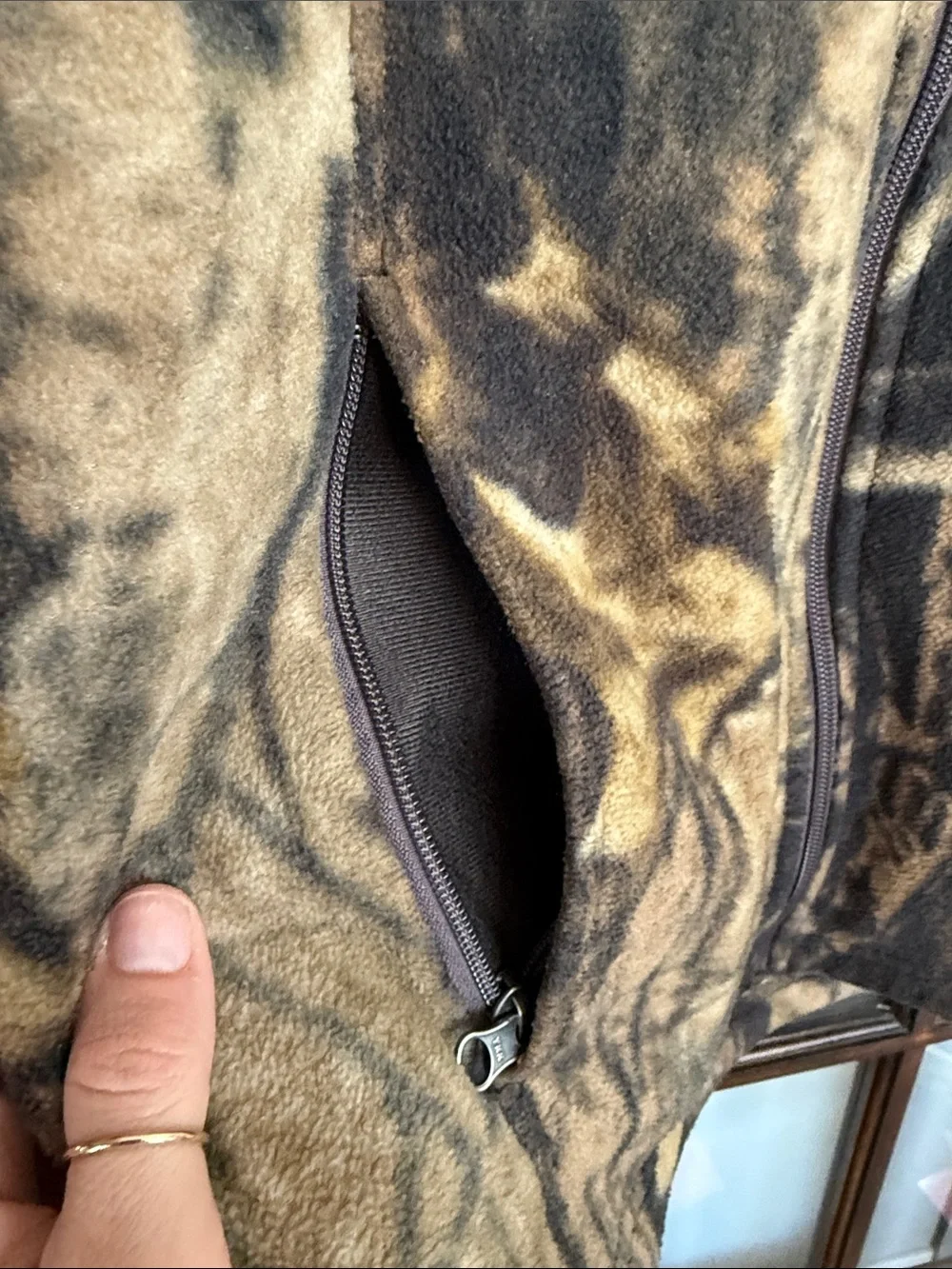 Columbia Boys Youth XL (18/20) Camo Fleece Zipper Jacket Hunting Season Gear